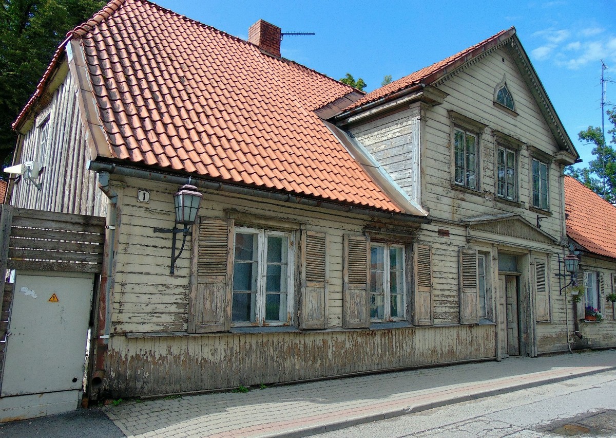 Łotwa - Cesis - Kieś - Stara zabudowa